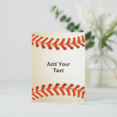 Honkbal Briefkaart (Staand voorkant)