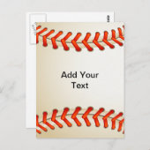 Honkbal Briefkaart (Voorkant / Achterkant)