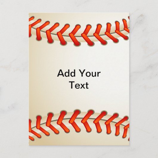 Honkbal Briefkaart (Voorkant)