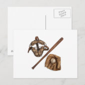 honkbal briefkaart (Voorkant / Achterkant)