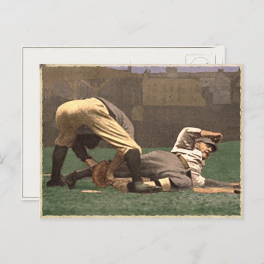 honkbal Briefkaart (Voorkant / Achterkant)