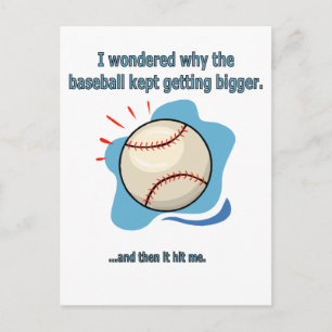 honkbal briefkaart