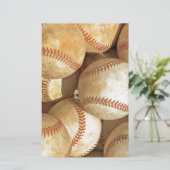 Honkbal Briefpapier (Staand voorkant)