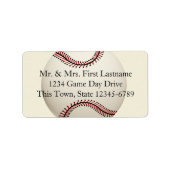  honkbal bruiloft etiket (Voorkant)