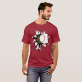 Honkbal Burster T-shirt (Voorkant volledig)