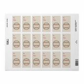 Honkbal cadeau tag label (Full Sheet)