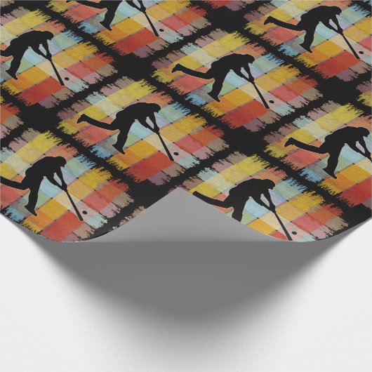 honkbal cadeaupapier (Hoek)