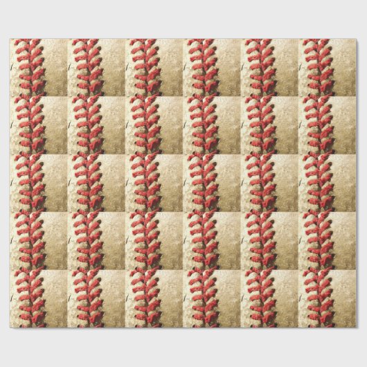 Honkbal cadeauverpakking cadeaupapier (Vlak)
