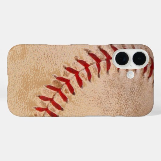 Honkbal Case-Mate iPhone Case (Achterkant (horizontaal))