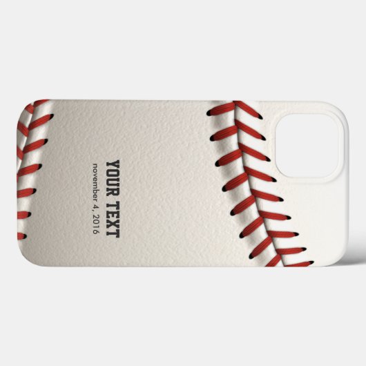 Honkbal Case-Mate iPhone Case (Achterkant (horizontaal))