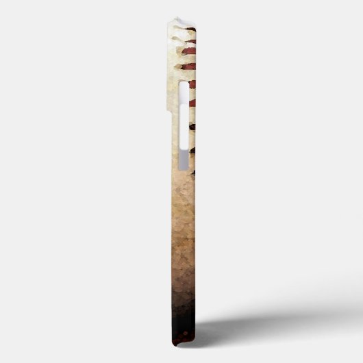 Honkbal Case-Mate iPhone Case (Achterkant / Links)