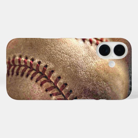 Honkbal Case-Mate iPhone Case (Achterkant (horizontaal))