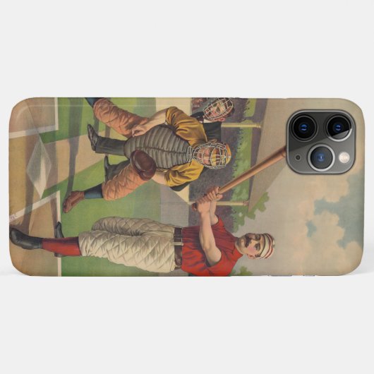 honkbal Case-Mate iPhone case (Achterkant (horizontaal))