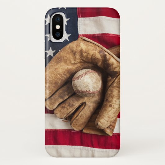 honkbal Case-Mate iPhone case (Achterkant)