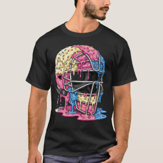 Honkbal Catcher Mask Ijsje Drip Honkbal T-shirt