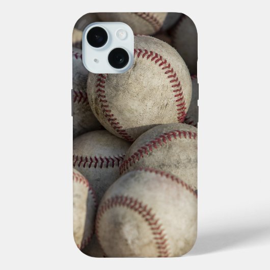  honkbal close-up Case-Mate iPhone case (Achterkant)