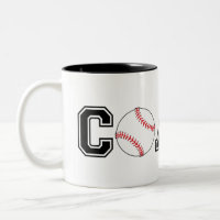 Honkbal coach dank u geschenk koffie mok
