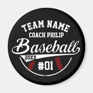 Honkbal coach team Moeder speler dank je cadeau Magneet