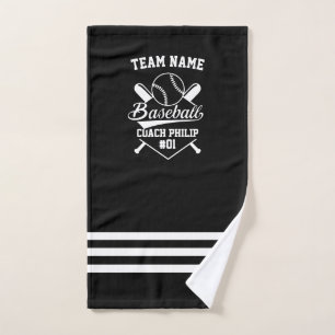 Honkbal coach team Moeder speler team cadeau Handdoek