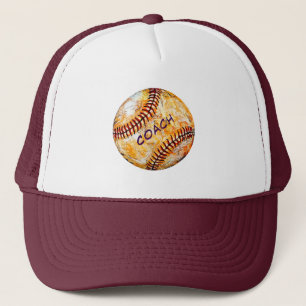 Honkbal Coach Trucker Hoed Pet