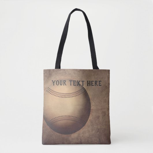 Honkbal Custom canvas tas stijl ontwerp (Voorkant)