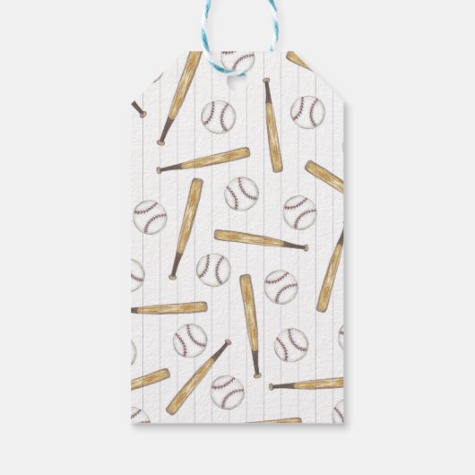 honkbal dank u Label verjaardagsfeestje Cadeaulabel (Achterkant)