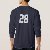 Honkbal de hele dag trui (Achterkant)