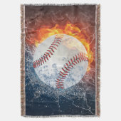 honkbal deken (Voorkant Verticaal)