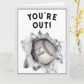 Honkbal diploma 2023 kaart (Gele Bloem)