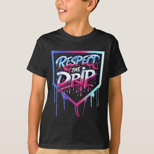 Honkbal Drip Boys Ice Cream Drip Jeugd Respect T-shirt (Voorkant)