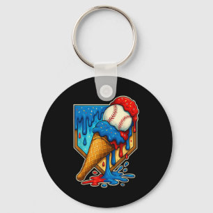 Honkbal Drip Ijs 6 7 Nummer 67 Zes Zeven Me Sleutelhanger
