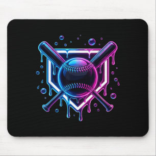 Honkbal Drip Ijs Bat Kinderen Muismat