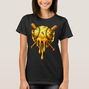 Honkbal Drip Ijs Camo Cool Design T-shirt
