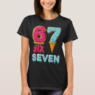 Honkbal Drip Nummer 67 Speler 67 Meme Ijs D T-shirt