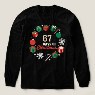 Honkbal Drip Nummer 67 Speler Of 67e Verjaardag 25 Tri-Blend Shirt