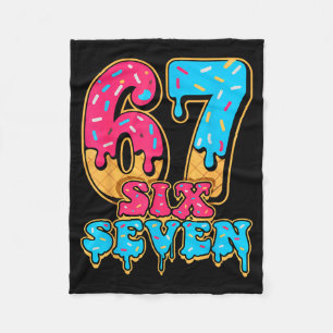 Honkbal Drip Nummer 67 Speler Of 67ste Verjaardag Fleece Deken