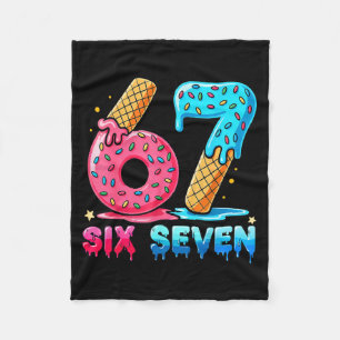 Honkbal Drip Nummer 67 Speler Of 67ste Verjaardag Fleece Deken
