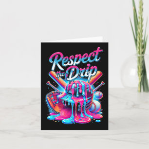 Honkbal Drip voor Jongens Ice Cream Respecteer de Kaart