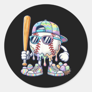 Honkbal Drip voor Jongens IJs Drip Honkbal Ronde Sticker