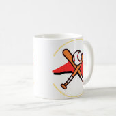 Honkbal en koffie in North Carolina Koffiemok (Voorkant rechts)