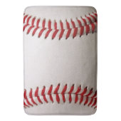 Honkbal en Softbal Rode Steek Badmat (Voorkant Verticaal)