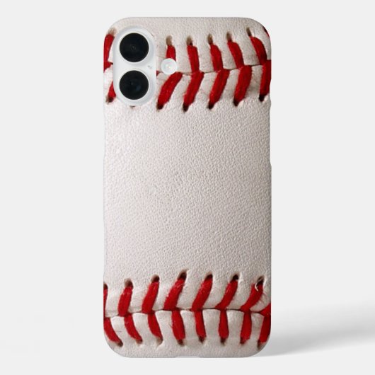 Honkbal en Softbal Rode Steek Case-Mate iPhone Case (Achterkant)