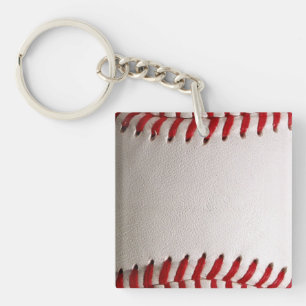 Honkbal en Softbal Rode Steek Sleutelhanger