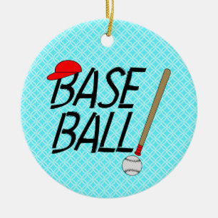 Honkbal Exclamatie Keramisch Ornament