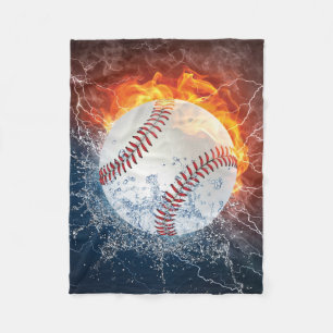 honkbal fleece deken