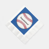 Honkbal gefeliciteerd servet (Hoek)