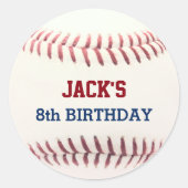 Honkbal gepersonaliseerde Stickers (Voorkant)