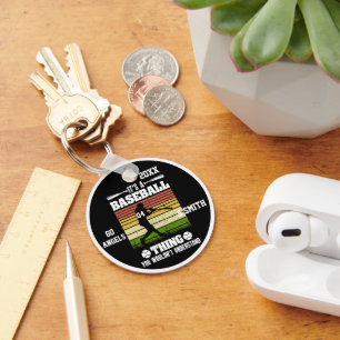 Honkbal geschenken Het is een honkbal ding dat je Sleutelhanger