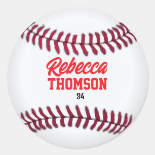 Honkbal Gift Label voor individuele speler Gifts