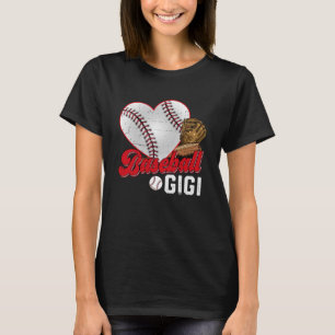 Honkbal Gigi Honkbal Leuke Moederdag Meisje Wom T-shirt